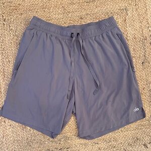 ALO Yoga Men's Athletic Shorts in Gray